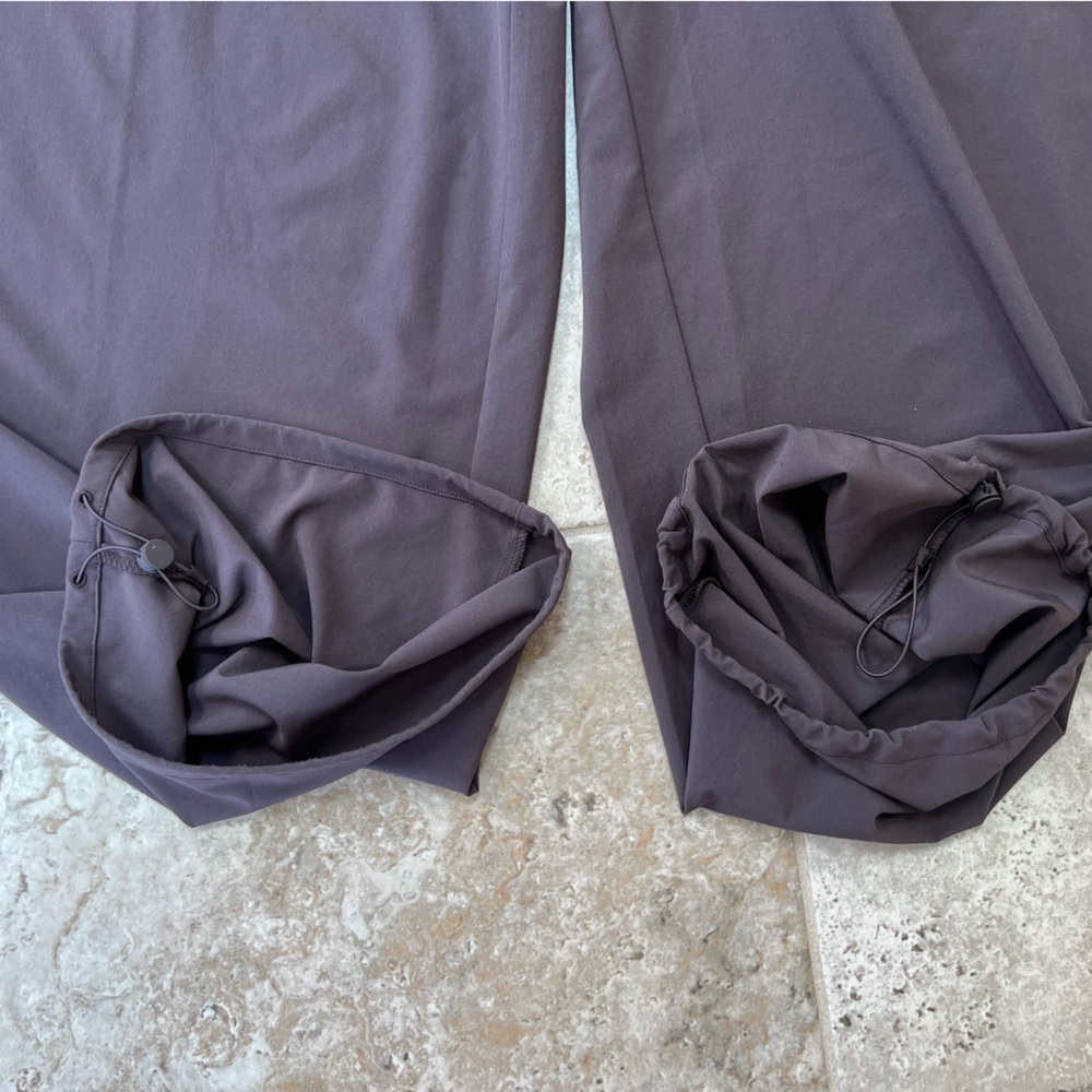 Athleta Brooklyn Sleeveless Front Zip Cargo Pant Utility Jumpsuit Romper Brown 8 - Picture 13 of 15